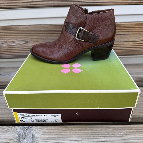 Naturalizer Shoes - NEW Naturalizer Salene leather ankle boots womens 9.5 Classy Zip Comfort Western